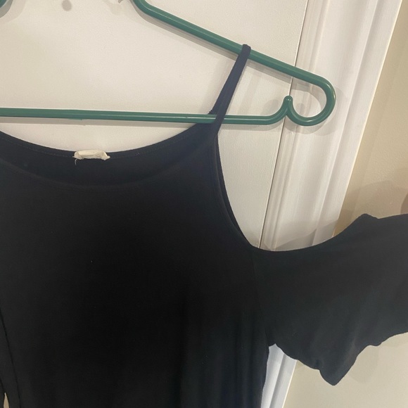 Black T Shirt Dress - Picture 3 of 3